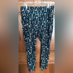 Duluth Trading Co floral Print Leggings size xl